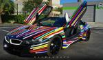 BMW i8 Jeff Koons Tribute Art Car by MetroWrapz 2016 года